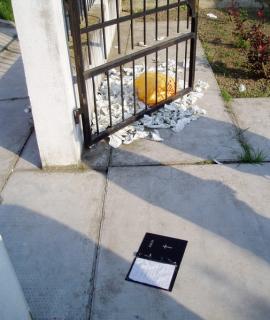 Biblie vandalizată, aruncată în curtea unei biserici din Mădăras, chiar de Paşte